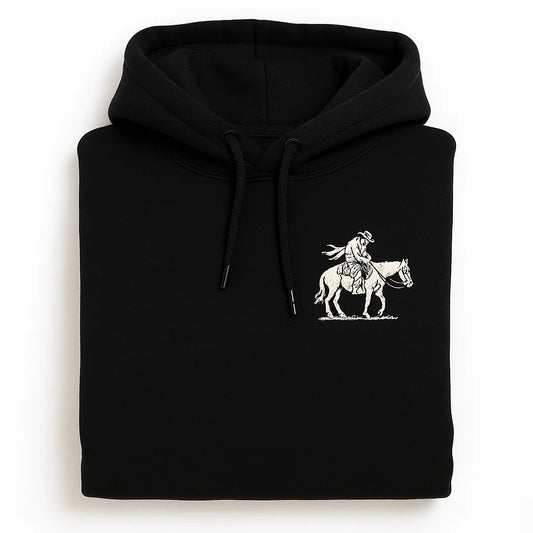 Cowboy Embroidered Hoodie