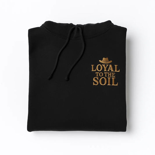 Loyal To The Soil Embroidered Hoodie